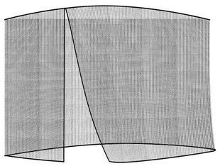 Sodo skėtinis tinklelis nuo uodų 3m - juodas цена и информация | Москитные сетки | pigu.lt