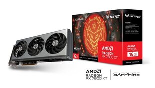 Sapphire Nitro+ AMD Radeon RX 7800 XT (11330-01-20G) kaina ir informacija | Vaizdo plokštės (GPU) | pigu.lt