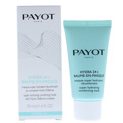 Drėkinanti veido kaukė Payot Hydra 24+ 50 ml kaina ir informacija | Veido kaukės, paakių kaukės | pigu.lt