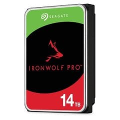 Seagate IronWolf Pro, 14TB (ST14000NT001) цена и информация | Внутренние жёсткие диски (HDD, SSD, Hybrid) | pigu.lt