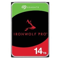 Seagate IronWolf Pro, 14TB (ST14000NT001) kaina ir informacija | Vidiniai kietieji diskai (HDD, SSD, Hybrid) | pigu.lt