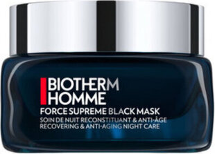 Veido kaukė Biotherm Homme Force Supreme Black Mask, 50 ml цена и информация | Маски для лица, патчи для глаз | pigu.lt