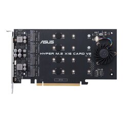 Asus HYPER M.2 X16 CARD V2 цена и информация | Материнские платы | pigu.lt