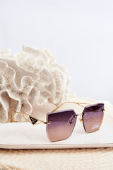 Moteriški akiniai nuo saulės su aukso atspalvio lęšiais 32242-uniw kaina ir informacija | Akiniai nuo saulės moterims | pigu.lt