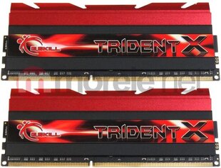 G.Skill TridentX DDR3 2x8GB 2400MHz CL10 (F3-2400C10D-16GTX) цена и информация | Оперативная память (RAM) | pigu.lt