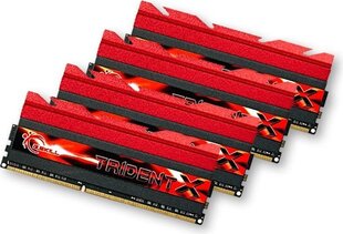 G.Skill TridentX DDR3 2x8GB 2400MHz CL10 (F3-2400C10D-16GTX) цена и информация | Оперативная память (RAM) | pigu.lt