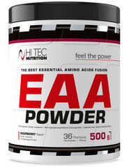 Aminorūgštys Hi Tec EAA Powder, 500 g kaina ir informacija | Aminorūgštys | pigu.lt