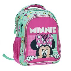 Mokyklinė kuprinė mergaitėms Disney Minnie, 31x24x12cm kaina ir informacija | Kuprinės mokyklai, sportiniai maišeliai | pigu.lt