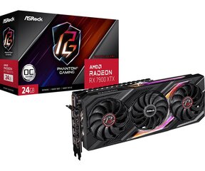 ASRock AMD Radeon RX 7900 XTX Phantom Gaming 24GB OC kaina ir informacija | Vaizdo plokštės (GPU) | pigu.lt