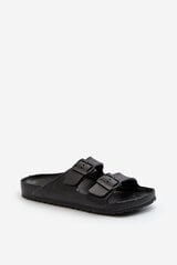 Men's Lightweight Foam Sandals With Buckles Black Avatara 32563-R цена и информация | Мужские шлепанцы, босоножки | pigu.lt