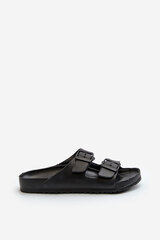 Men's Lightweight Foam Sandals With Buckles Black Avatara 32563-R цена и информация | Мужские шлепанцы, босоножки | pigu.lt