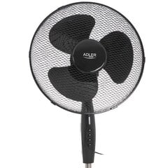 Напольный вентилятор Адлер AD-7323, черный цена и информация | Вентиляторы | pigu.lt