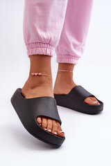 Women's Platform Foam Flip Flops Black Airaplea 32567-21 цена и информация | Женские тапочки | pigu.lt