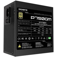 Гидравлический вентилятор Gigabyte P750GM 750 Вт PFC 120 мм ATX Блок питания цена и информация | Блоки питания (PSU) | pigu.lt