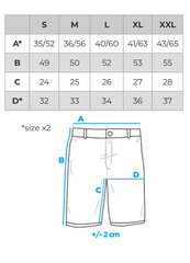 Šortai vyrams Ombre W530 kaina ir informacija | Vyriški šortai | pigu.lt