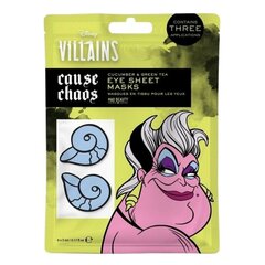 Kaukė akių zonai Mad Beauty Disney Villains Ursula, 6 x 5 ml kaina ir informacija | Veido kaukės, paakių kaukės | pigu.lt