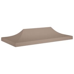 Proginės palapinės stogas, taupe spalvos, 6x3m, 270 g/m² kaina ir informacija | Pavėsinės | pigu.lt