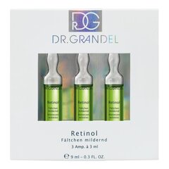 Ampulės su retinoliu nuo senėjimo Dr. Grandel Retinol 3 x 3 ml kaina ir informacija | Veido aliejai, serumai | pigu.lt