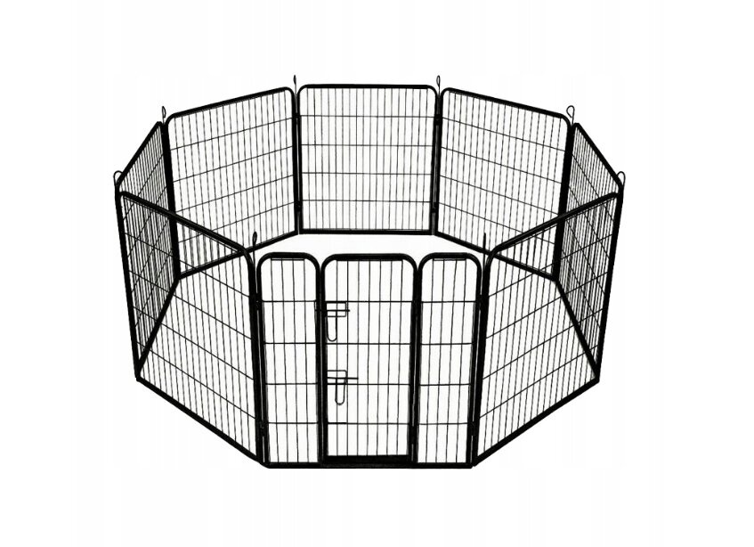 Metalinis narvas AML dideliam šuniui 80 x 640 x 80 cm kaina ir informacija | Transportavimo narvai, krepšiai | pigu.lt