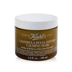 Maitinamoji veido kaukė Kiehl's Calendula and Aloe Soothing Hydration Mask, 100 ml kaina ir informacija | Veido kaukės, paakių kaukės | pigu.lt