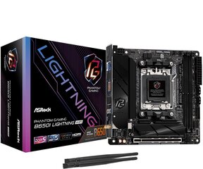 ASRock B650I Lightning WiFi kaina ir informacija | Pagrindinės plokštės | pigu.lt