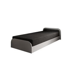 Товар с повреждением. Кровать NORE Parys Alova 04, 90x200 см, черный/серый цвет цена и информация | Товары с повреждениями | pigu.lt