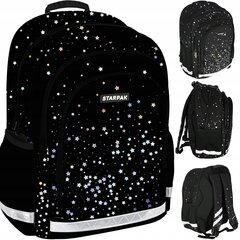Mokyklinė kuprinė Starpack, juoda kaina ir informacija | Kuprinės mokyklai, sportiniai maišeliai | pigu.lt