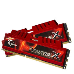 G.skill RipjawsX Red F3-10666CL9D-16GBXL kaina ir informacija | Operatyvioji atmintis (RAM) | pigu.lt