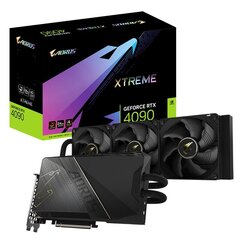 Gigabyte AORUS GeForce RTX 4090 Xtreme Waterforce 24G (GV-N4090AORUSXW-24GD1.1) kaina ir informacija | Vaizdo plokštės (GPU) | pigu.lt