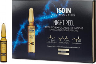 Naktinė veido ampulė Isdin ceutics Night Peel Exfoliating, 10 x 2 ml kaina ir informacija | Veido aliejai, serumai | pigu.lt