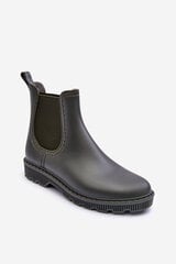 Moteriški batai Slip-in Matte Wellies Dark Green Helinca 26911-21 kaina ir informacija | Guminiai batai moterims | pigu.lt