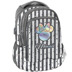 Mokyklinė kuprinė BeUniq Minnie Silver DM22SS-2808, 41x31x18 cm цена и информация | Школьные рюкзаки, спортивные сумки | pigu.lt