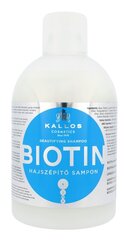 Atstatomasis plaukų šampūnas su biotino kompleksu Kallos Biotin Beautifying, 1000 ml kaina ir informacija | Šampūnai | pigu.lt