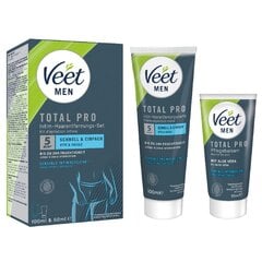 Veet Veet Men Intim Набор для интимного удаления волос, 100 мл и 50 мл цена и информация | Средства для депиляции | pigu.lt