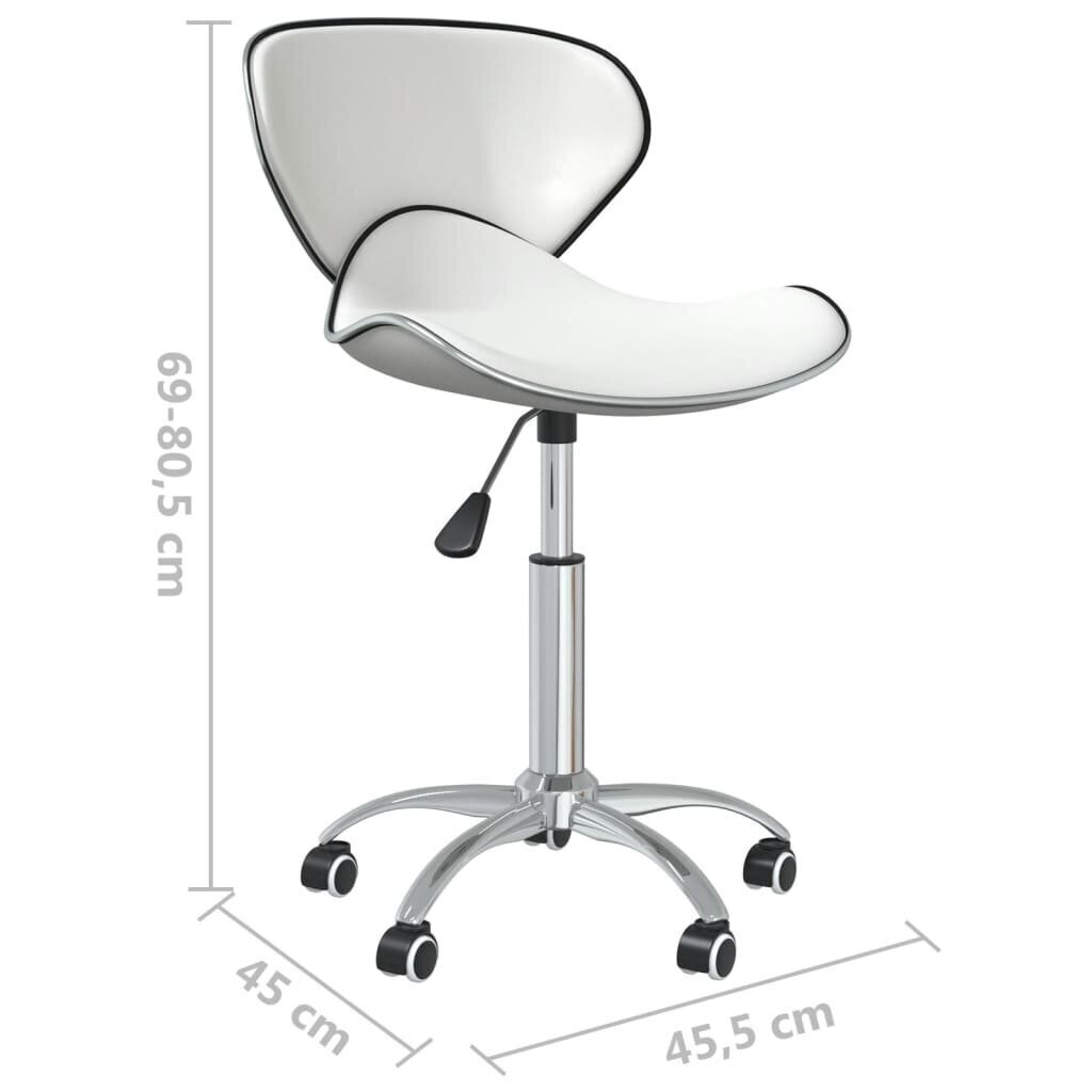 Valgomojo kėdės, 2vnt., baltos kaina ir informacija | Virtuvės ir valgomojo kėdės | pigu.lt