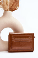 Women's Wallet Purse Made of Eco-Leather Brown Joanela 28913-uniw цена и информация | Женские кошельки, держатели для карточек | pigu.lt