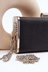 Small Formal Bag with Fringe Chionon Black 28988-uniw цена и информация | Женские сумки | pigu.lt