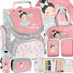 Mokyklinė kuprinė su priedais Paso Ballerina PP22BC-525, 6 dalių цена и информация | Школьные рюкзаки, спортивные сумки | pigu.lt