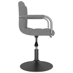 Pasukamos valgomojo kėdės, 4 vnt., šviesiai pilkos kaina ir informacija | Virtuvės ir valgomojo kėdės | pigu.lt