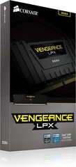 Corsair DDR4, 8GB, 2400MHz, CL14, Vengeance LPX (CMK8GX4M1A2400C14) цена и информация | Оперативная память (RAM) | pigu.lt