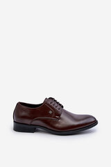 Men's Elegant Brown Brogues Jenavee 30454-R цена и информация | Кроссовки мужские | pigu.lt