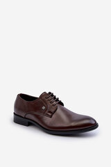 Men's Elegant Brown Brogues Jenavee 30454-R цена и информация | Кроссовки мужские | pigu.lt