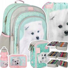 Mokyklinė kuprinė su priedais Starpak Doggy 485878, 5 dalių цена и информация | Школьные рюкзаки, спортивные сумки | pigu.lt