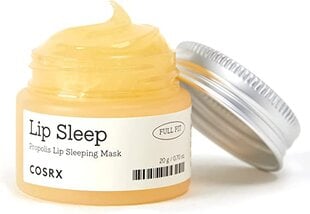 COSRX Full Fit Propolis Lip Sleeping Mask, 20g - propolio naktinė kaukė lūpoms цена и информация | Помады, бальзамы, блеск для губ | pigu.lt