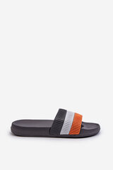 Classic Men's Slippers with Straps Grey Sylri 30722-P цена и информация | Мужские шлепанцы, босоножки | pigu.lt