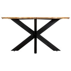 Stalas, 150x76cm, mango medienos masyvas kaina ir informacija | Virtuvės ir valgomojo stalai, staliukai | pigu.lt