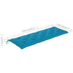 Pagalvėlė sūpynėms, 150 cm, žydra цена и информация | Подушки, наволочки, чехлы | pigu.lt