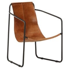 Poilsio krėslas, rudos spalvos kaina ir informacija | Lauko kėdės, foteliai, pufai | pigu.lt