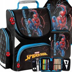 Mokyklinė kuprinė su priedais Paso Spiderman SP23PA-525 цена и информация | Школьные рюкзаки, спортивные сумки | pigu.lt