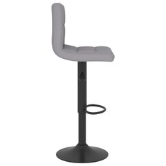 Baro taburetė, šviesiai pilkos spalvos kaina ir informacija | Virtuvės ir valgomojo kėdės | pigu.lt